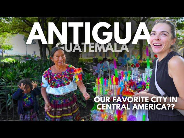 ANTIGUA (GUATEMALA) might be our FAVORITE CITY in CENTRAL AMERICA! - travel vlog