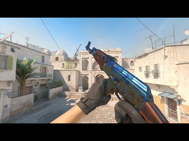 AK-47 | Case Hardened (661 Blue Gem) (Counter-Strike 2)