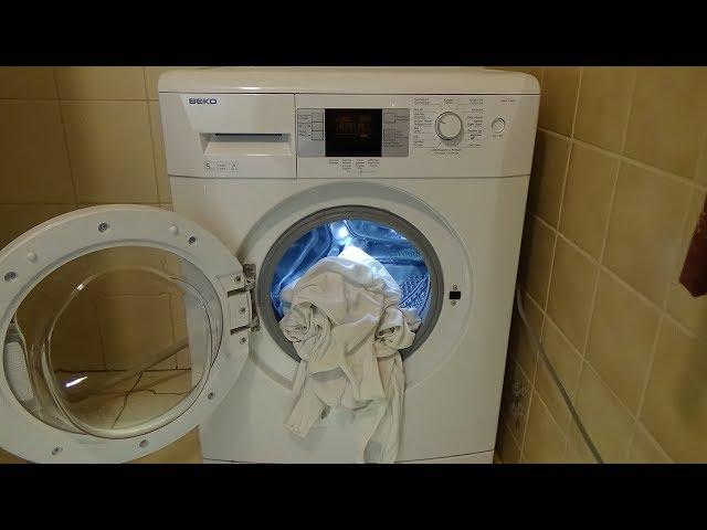 Shirts wash program BEKO WMB 51441 Washing machine - Hemden Chemises, lavadora, movie #141