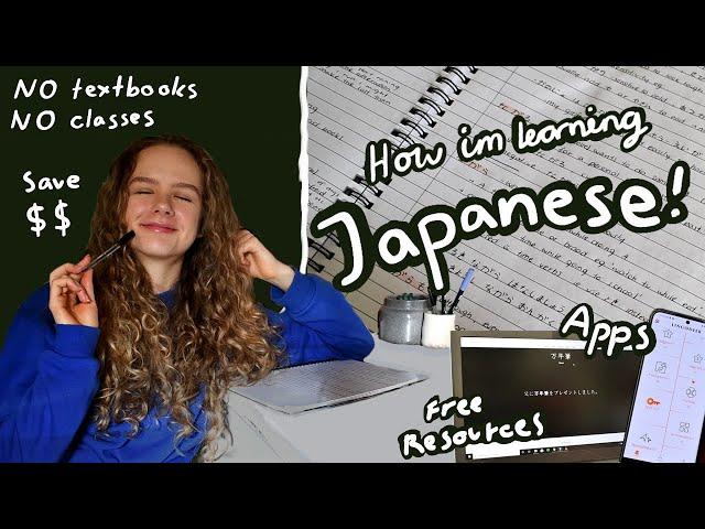 How I'm learning Japanese by myself! No textbooks, no classes