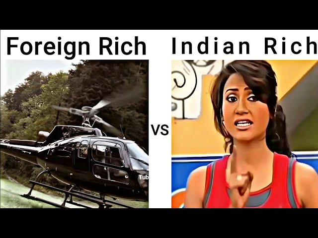 Foreign  Rich VS Indian Rich  #jethalal #tmkoc