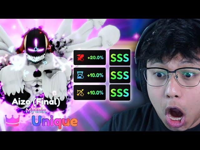 UNIQUE AIZEN (FINAL) SSS MAX STATS SHOWCASE - Anime Adventures