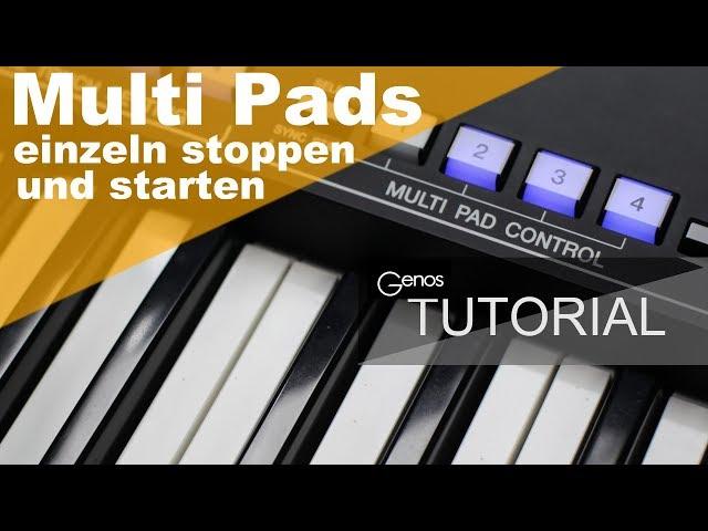 Multi-Pads einzeln und automatisiert starten und stoppen (Yamaha-keyboards)