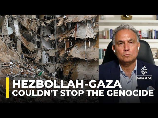 Hezbollah couldn't stop the genocide in Gaza: Marwan Bishara