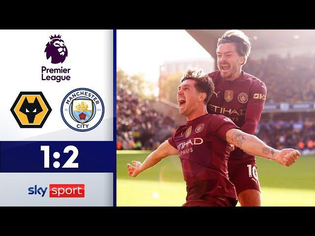 Per Kopf! Stones rettet Cityzens | Wolverhampton Wanderers - Manchester City | Highlights -PL 24/25