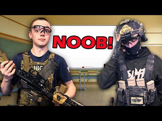 I Teach A Complete NOOB How To Airsoft CQB Like A PRO!