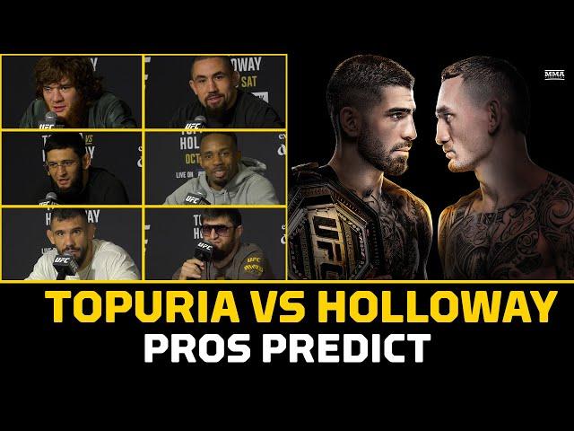 Pros Predict Ilia Topuria vs. Max Holloway Main Event at UFC 308 - MMA Fighting