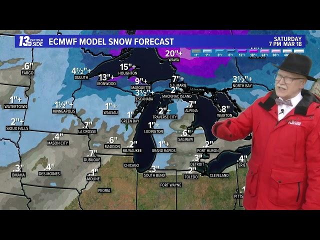 5/6 pm Weather Forecast - Grand Rapids, MI - Wednesday, March 15, 2023