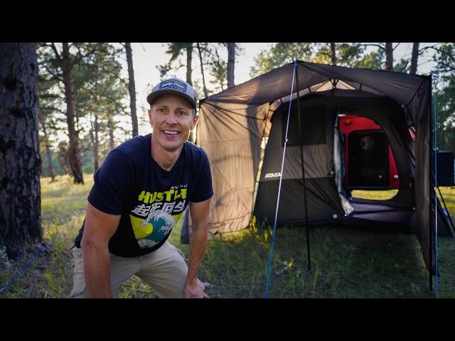 The BEST Instant Pop Up Tent and Awning for Easy Camping!