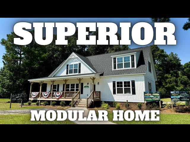 This NEW modular home puts site built homes to SHAME! Prefab House Tour