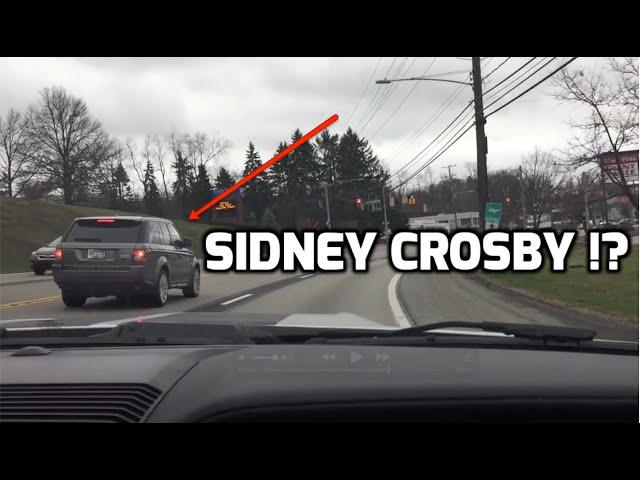 The Penguin's Evgeni Malkin FLYING by in his S65 AMG followed by Sidney Crosby in his Range Rover!