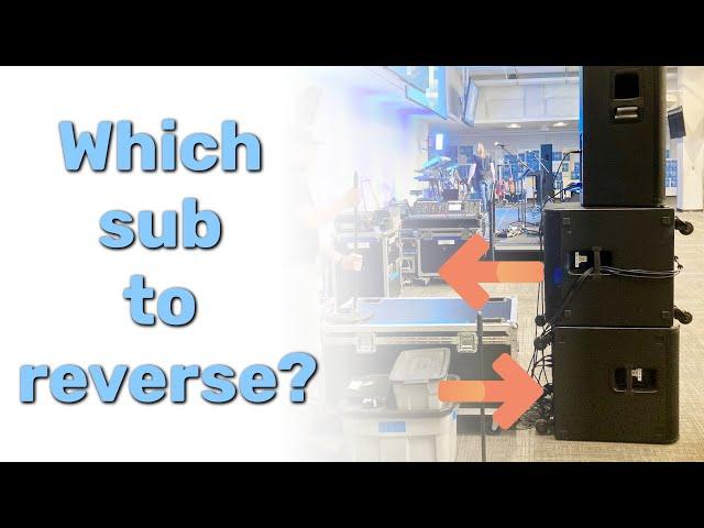 Which sub to reverse in a 2-element cardioid stack?