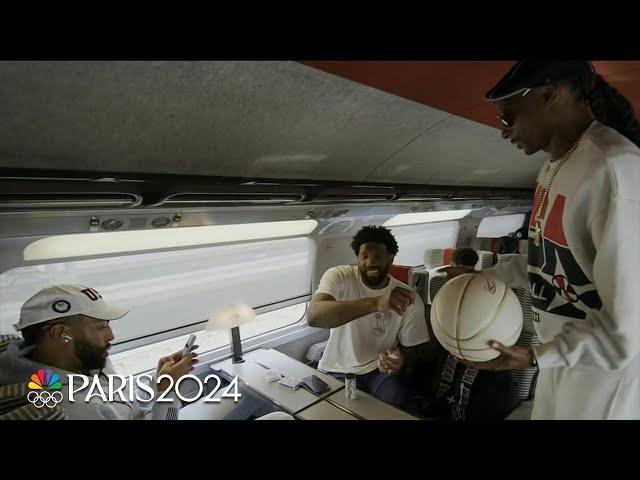 Snoop Dogg travels with the U.S. men’s basketball team | Paris Olympics | NBC Sports