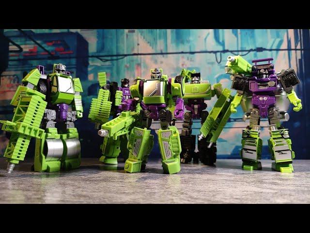 Devastator cost $23.18 USD（Double Dagger Ver.) [Transformers Stop Motion Animation]