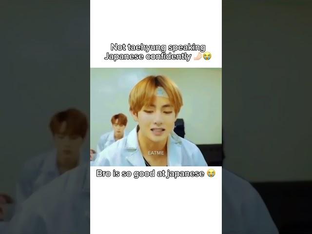 KIM TAEHYUNG SPEAKING JAPANESE 