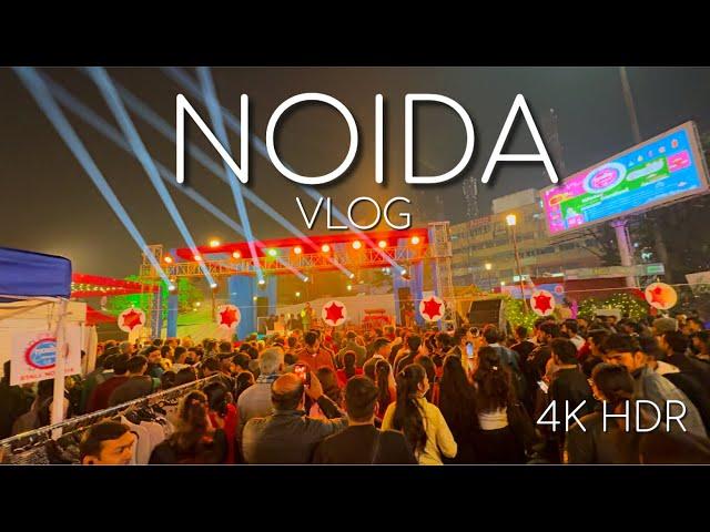 Noida City | DLF Mall of India | Christmas Celebration | Sector 18 | Vlog | 4K HDR