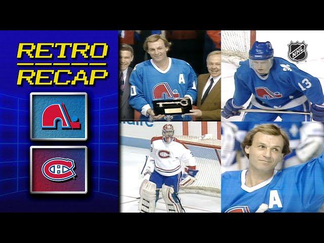 Lafleur's fitting farewell | Retro Recap | Nordiques vs Canadiens