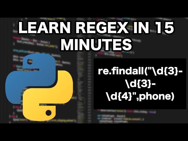 Learn Regex in 15 MINUTES - #0016