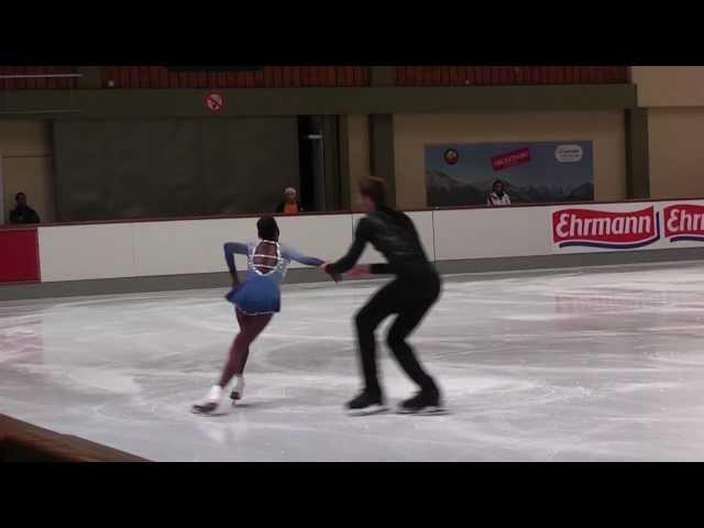 Nebelhorn-Trophy 2012 Vanessa JAMES  Morgan CIPRES FRA FS