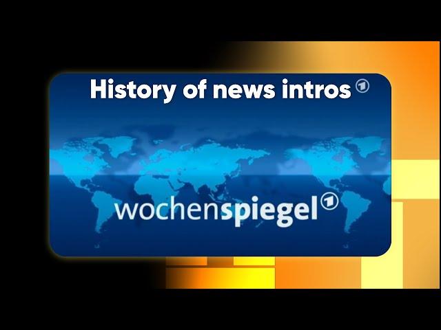 History of news intros - ARD Wochenspiegel