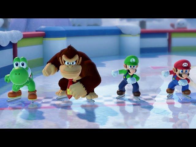 Mario Party Superstars Minigames 3 Players - Luigi vs Donkey Kong vs Yoshi vs Mario