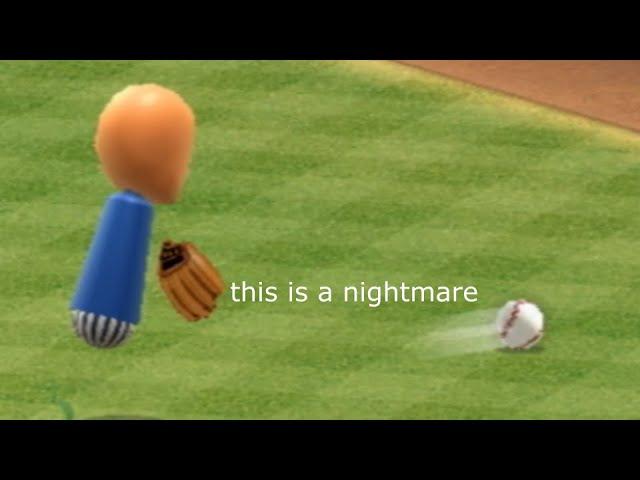 what it's like having over 2000 skill level on wii sports baseball