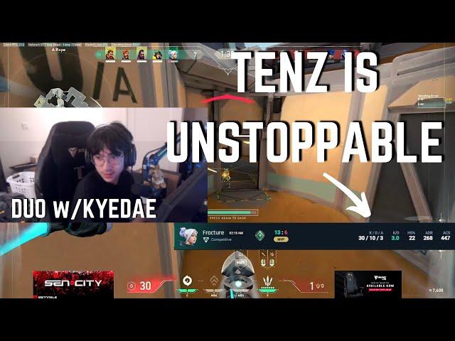 SEN TenZ INSANE Jett Fracture MATCH MVP! | VALORANT RANKED GAMEPLAY [Full Match VOD] Highlights