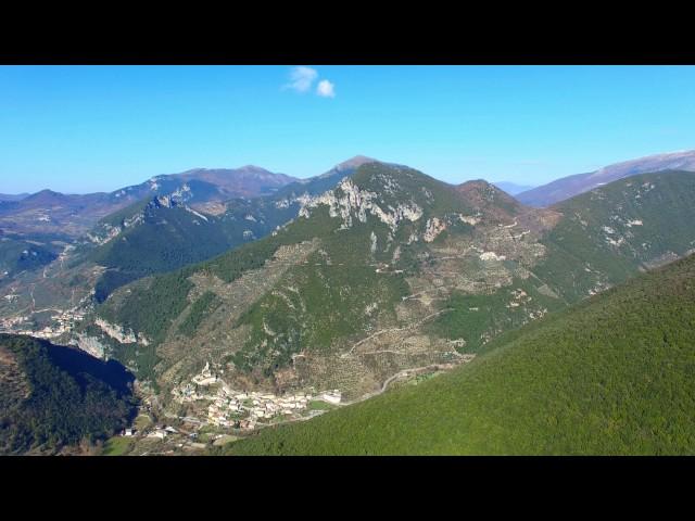 FERENTILLO MONTERIVOSO CASTELLONALTO VISTA AEREA IN 4K DJI PHANTOM 4K