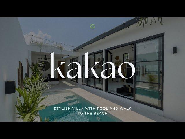 Kakao Villas | Stylish Villa with Pool and Walk to the Beach