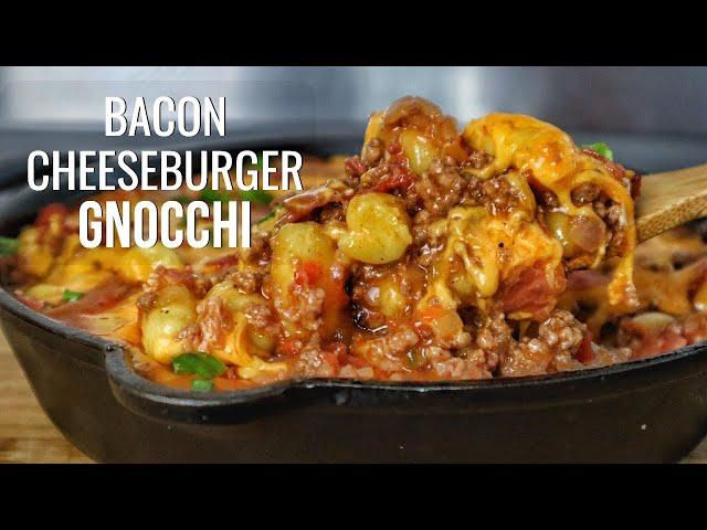 Must-Try Bacon Cheeseburger Gnocchi Fusion