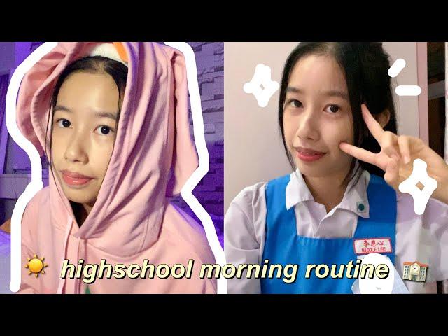 Highschool Morning Routine! *in person* (malaysia) 中学早晨GRWM 2021