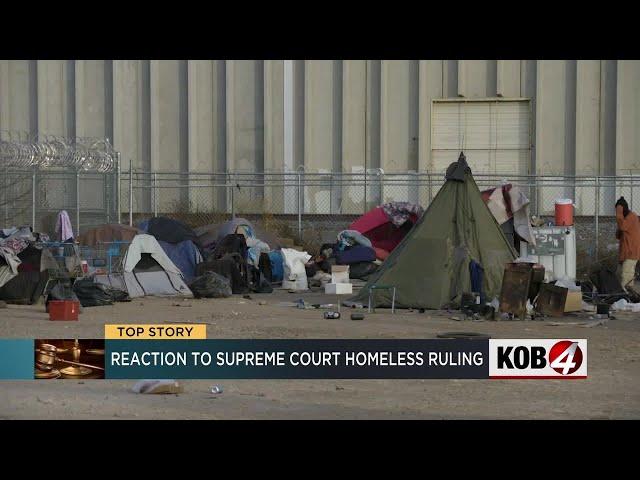 Albuquerque advocates speak out against Supreme Court's homelessness ruling