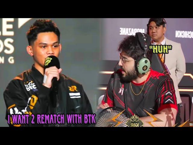 RRQ SKYLAR SAY HE WANT TO REMATCH BTK!! SINCE M3..