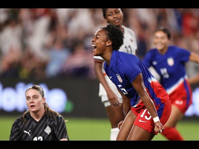 Jaedyn Shaw GOAL | USWNT vs. Iceland | October 24, 2024