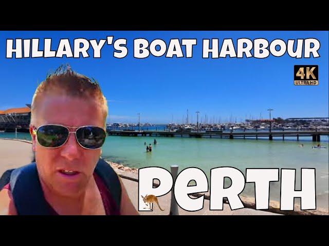 Perth City - Hillary's Boat Harbour - Popular Tourist Destination 4K Walking Tour