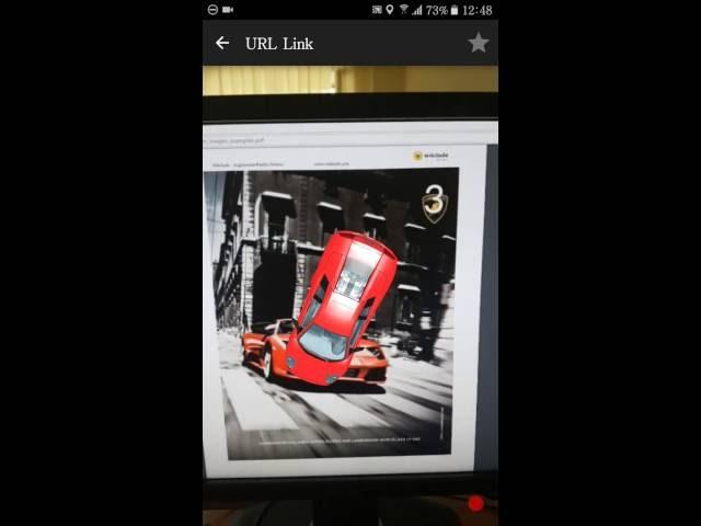 Augmented Reality with the Wikitude. 3d Models 3d Model On Target