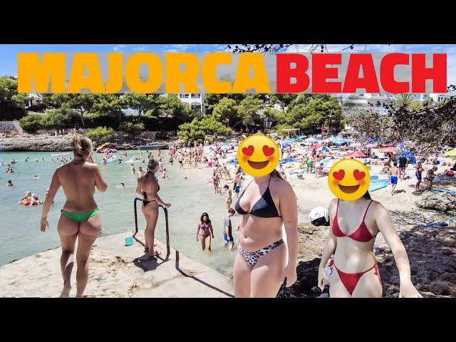 Beach Walk 4K - Majorca Best Beach, Summer Walk 2024