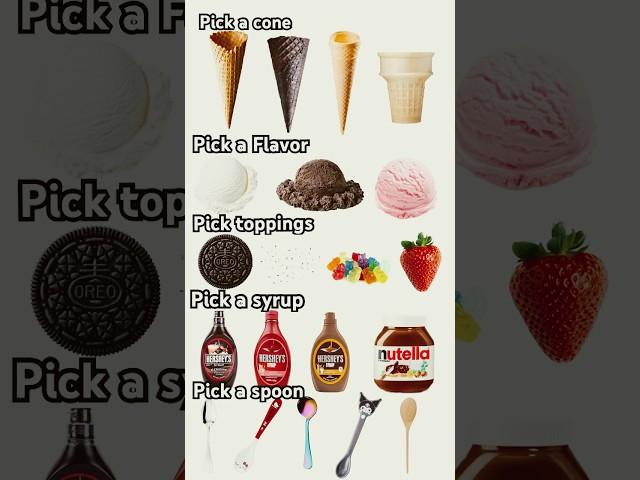Create your own ice cream