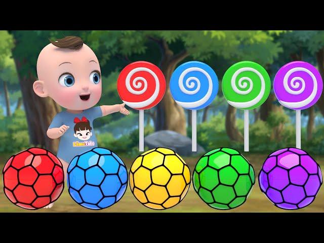 collar squish ball Finger Family | Seven Steps + more Nursery Rhymes & Kids Songs | Kindergarten