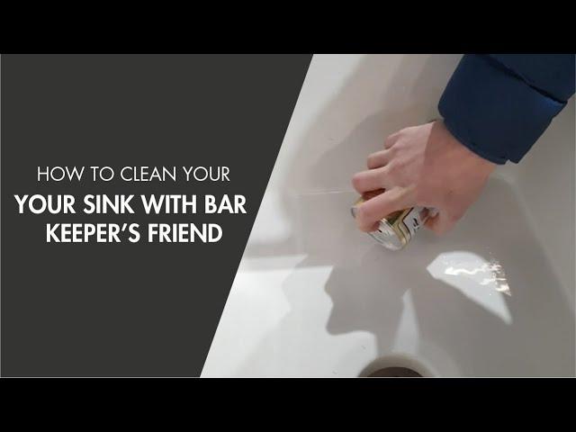 How to Clean Your Fireclay Sink with Bar Keeper’s Friend