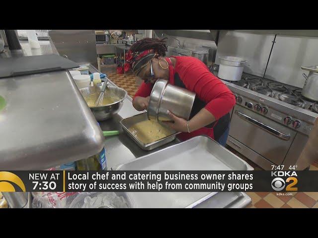 Local catering business owner shares story of success with help from community groups