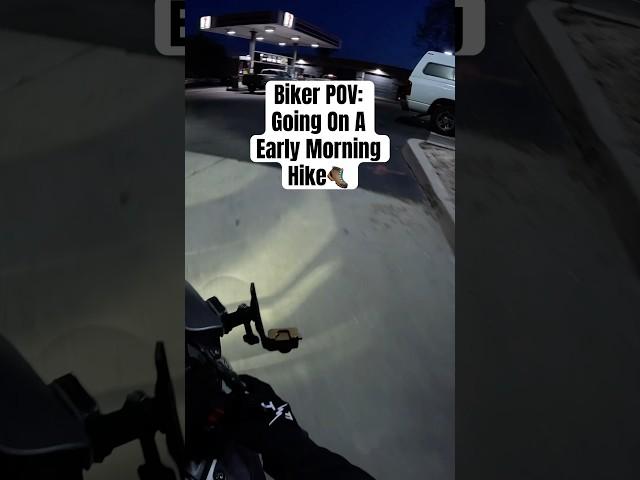 I was freezing the whole time #bikelife#hiking#adventure