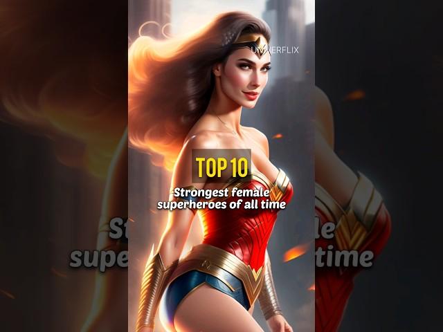 top 10 strongest female superheroes of all time  #shorts #superheroes #marvel #dc