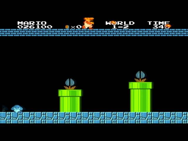 Super Mario Bros (NES) Level 1-2