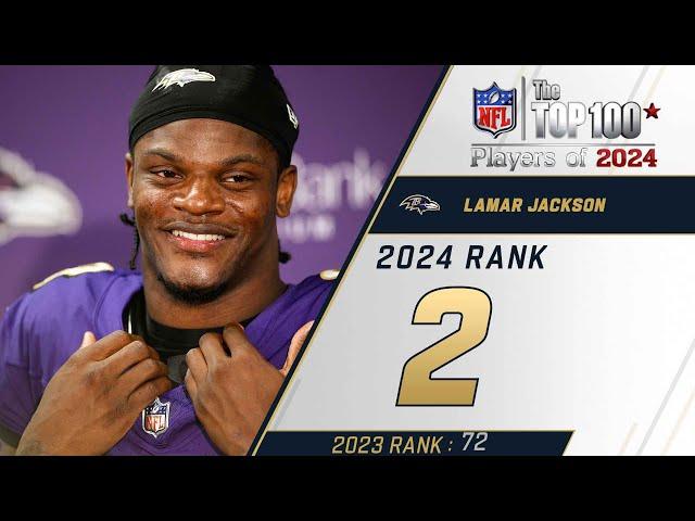 2: Lamar Jackson  (QB, Ravens) | Top 100 Players of 2024