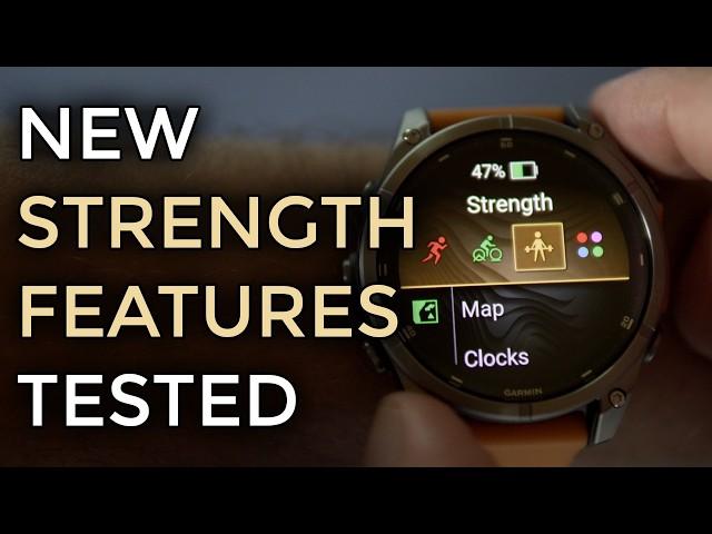 TESTING The FENIX 8 NEW STRENGTH WORKOUTS And COACHING PROGRAM