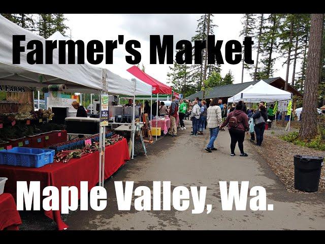 Farmer's Market - Maple Valley, Washington, USA - June 2022