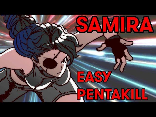  SAMIRA EASY PENTAKILL  | League of Legends animated