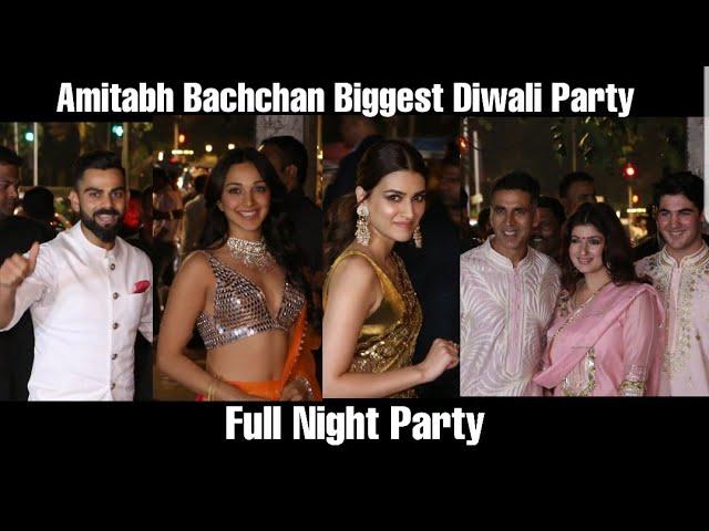 Khiladi Kumar With Family At Amitabh Bachchan's Diwali Party | Biggest Diwali Party 2019