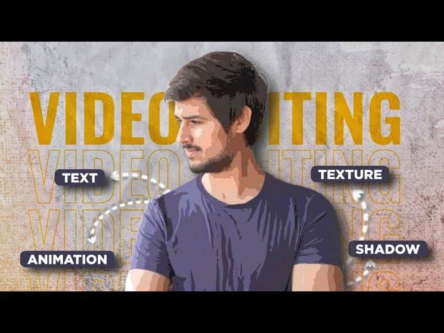 Learn Video Editing Like @dhruvrathee | Documentary Style Video Editing